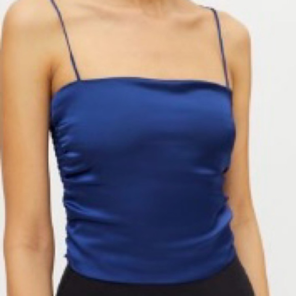 Urban Outfitters Summer silky tank top with stretch in the back